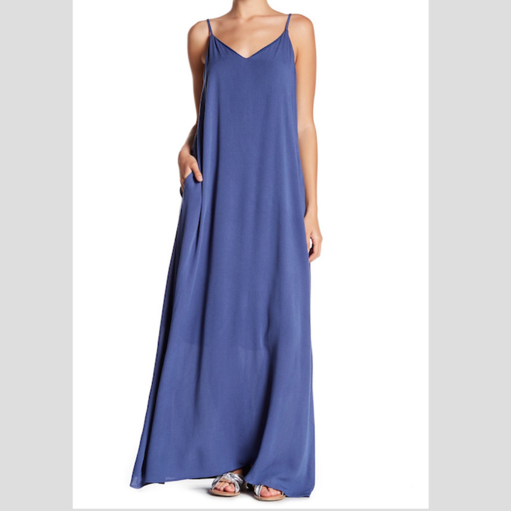 West Kei Gauze Maxi Dress with Pockets